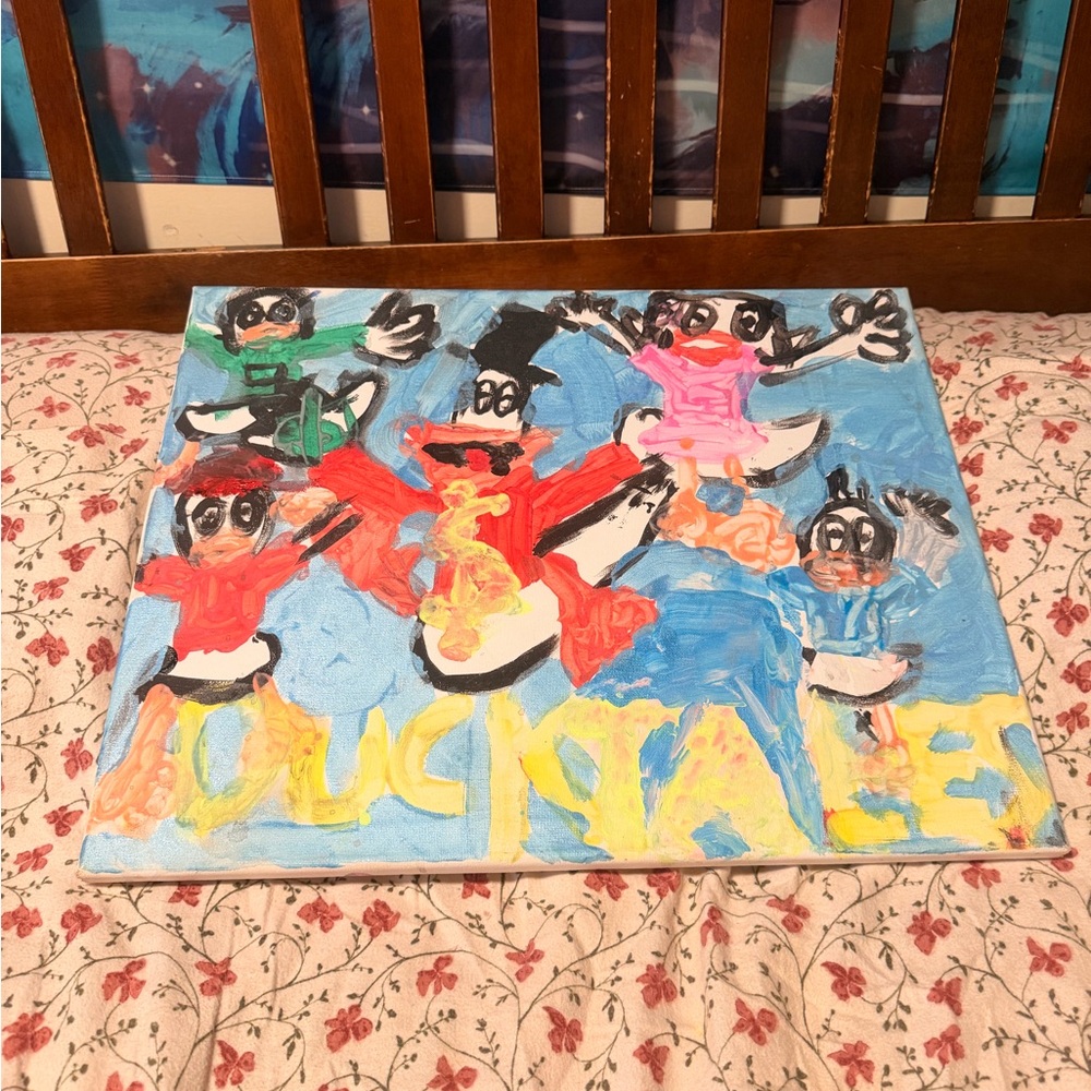 Colorful DuckTales Canvas Art